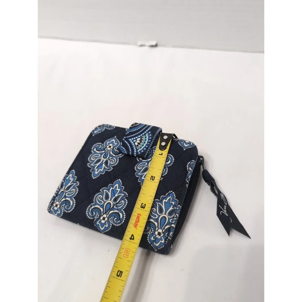 VERA BRADLEY MINI ZIP WALLET ZIPPERED POCKET TRAVEL/ORGANIZER CALYPSO RETIRED